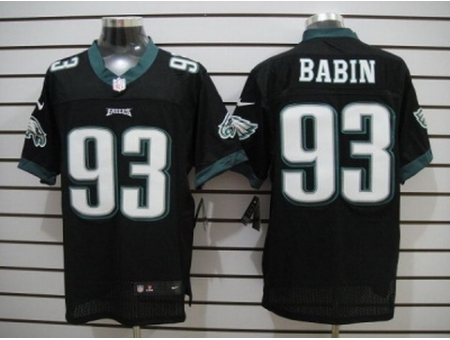 Nike Philadelphia Eagles 93 jason babin black Elite NFL Jersey