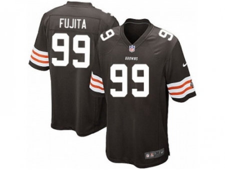 Nike Cleveland Browns 99 Paul Kruger Brown Game NFL Jersey