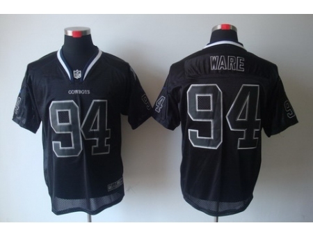 Nike Dallas Cowboys 94 DeMarcus Ware Black Elite Lights Out NFL Jersey