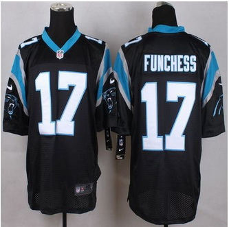 New Carolina Panthers #17 Devin Funchess Black Team Color Men Stitched NFL Elite Jersey