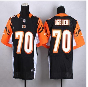 New Cincinnati Bengals #70 Cedric Ogbuehi Black Team Color Men Stitched NFL Elite jersey