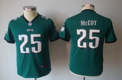 Youth Nike Philadelphia Eagles 25# LeSean McCoy Dark Green NFL Jerseys