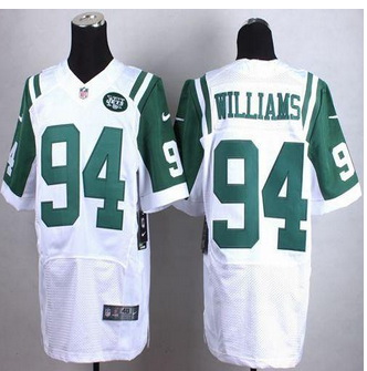 New New York Jets #94 Leonard Williams White Men' Stitched NFL Elite Jersey