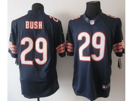 Nike Chicago Bears 29 Michael Bush Blue Limited NFL Jersey