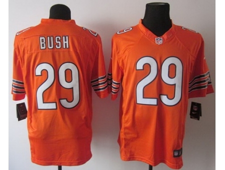 Nike Chicago Bears 29 Michael Bush Orange Limited NFL Jersey