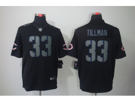 Nike Chicago Bears 33 Charles Tillman Black Limited Impact NFL Jersey