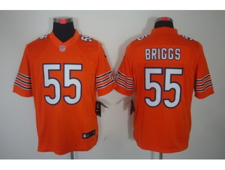 Nike Chicago Bears 55 Lance Briggs Orange Limited NFL Jersey