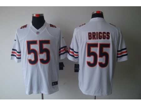 Nike Chicago Bears 55 Lance Briggs White Limited NFL Jersey