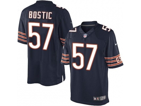 Nike Chicago Bears 57 Jon Bostic Blue Limited NFL Jersey