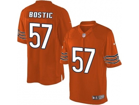 Nike Chicago Bears 57 Jon Bostic Orange Limited NFL Jersey