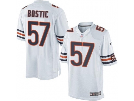 Nike Chicago Bears 57 Jon Bostic White Limited NFL Jersey