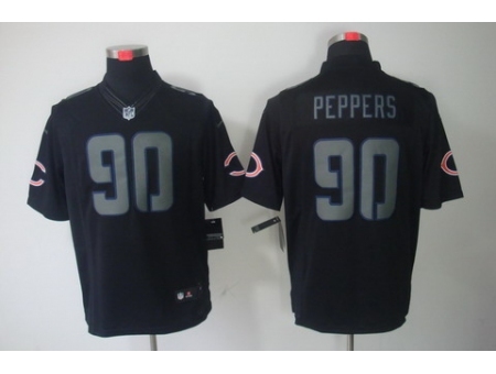 Nike Chicago Bears 90 Julius Peppers Black Limited Impact NFL Jersey