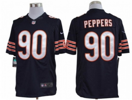 Nike Chicago Bears 90 Julius Peppers Blue Limited NFL Jersey