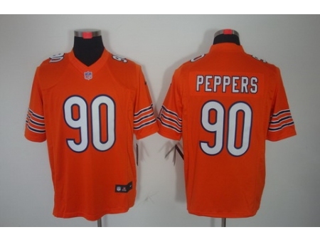 Nike Chicago Bears 90 Julius Peppers Orange Limited NFL Jersey