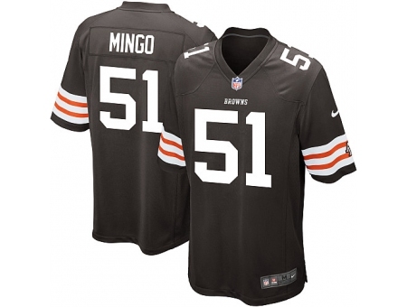 Nike Cleveland Browns 51 Barkevious Mingo brown Game NFL Jersey