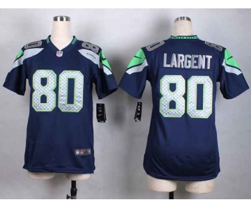 nike women nfl jerseys seattle seahawks 80 largent blue[nike]