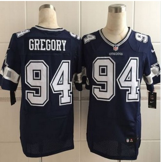 New Dallas Cowboys #94 Randy Gregory Navy Blue Team Color Men Stitched NFL Elite jersey