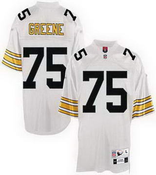 Pittsburgh Steelers 75 Joe Greene Throwback white jerseys