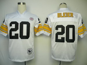 Pittsburgh Steelers 20 BLEIER White Throwback