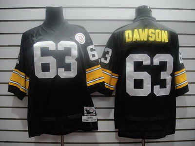 nfl pittsburgh steelers 63 dawson black throwback