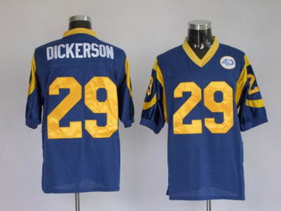 St.Louis Rams 29 Eric Dickerson blue Throwback Jersey