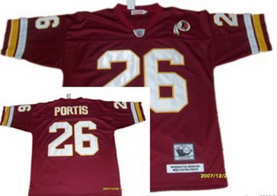 nfl Washington Redskins 26 Portis Throwback red