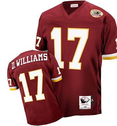 MitchellandNess Washington Redskins 1986 17 Doug Williams Authentic Throwback Jersey