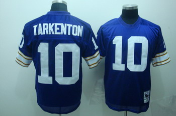 Minnesota Vikings 10 Fran Tarkenton Purple Jerseys Throwback