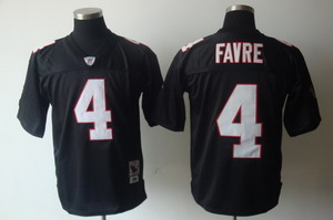 Minnesota vikings 4 faver black jerseys Throwback