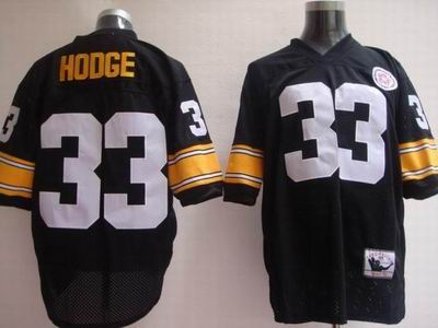 Pittsburgh Steelers 33 Hodge black Throwback jerseys