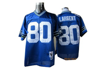 nfl Seattle Seahawks 80 Steve Largent Throwback blue