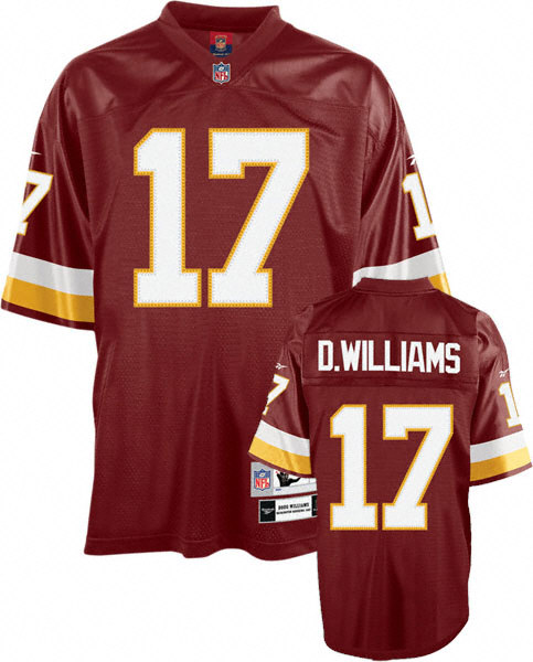 Washington Redskins 17 Doug Williams Red Mens NFL Throwback Jersey