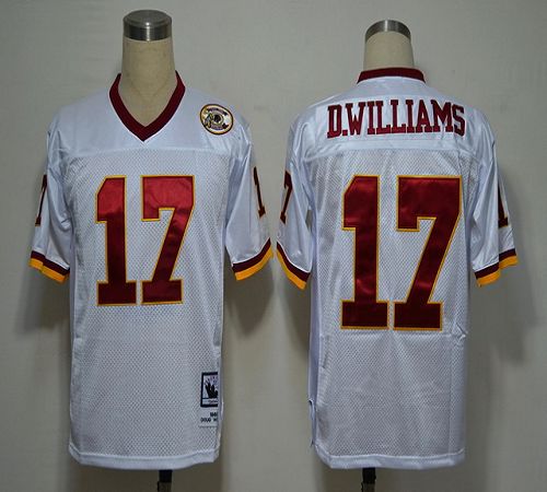 Washington Redskins 17 Doug Williams White Mens NFL Throwback Jersey