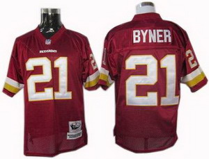 Washington Redskins 21 Earnest Byner Throwback jerseys red