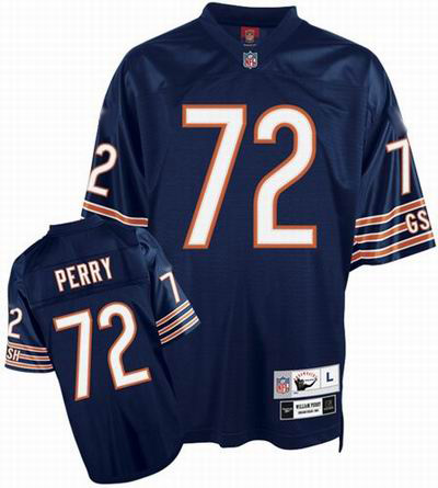 Chicago Bears William Perry jersey 72 Premier Throwback blue