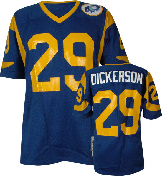 St Louis Rams 29 DICKERSON Blue mitchellandness