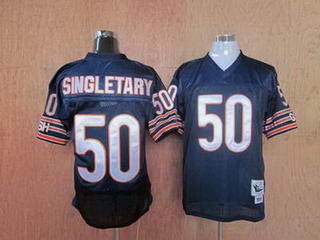 jerseys chicago bears 50 singletary blue throwback