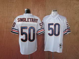 jerseys chicago bears 50 singletary white throwback