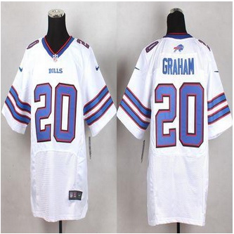 New Buffalo Bills #20 Corey Graham White Men Stitched NFL New Elite Jersey