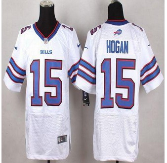 New Buffalo Bills #15 Chris Hogan White Men Stitched NFL New Elite Jersey