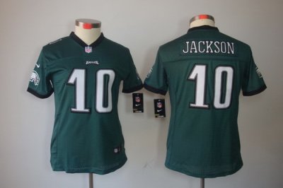 Women Nike Philadelphia Eagles #10 Jackson Green Color Limited Jerseys