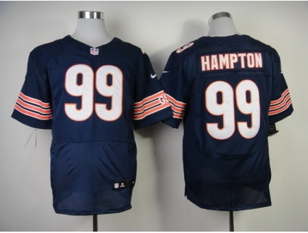 Nike Chicago Bears 99 Dan Hampton Blue Elite NFL Jersey