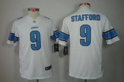 Youth Nike Detroit Lions 9 Staffopd White Color[Youth Limited Jerseys]