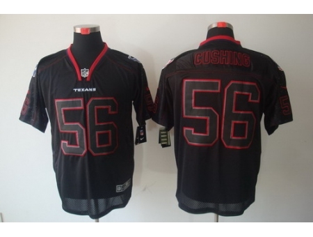 Nike Houston Texans 56 Brian Cushing Lights Out Black Elite NFL Jersey