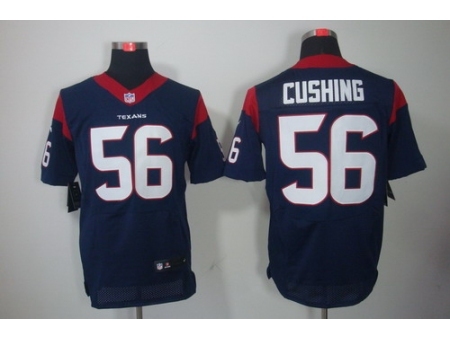 Nike Houston Texans 56 Brian Cushing Blue Elite NFL Jersey