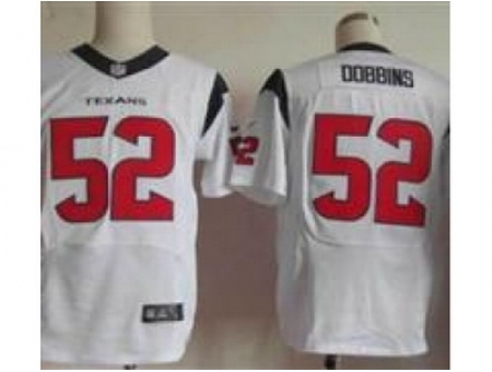 Nike Houston Texans 52 Tim Dobbins white Elite NFL Jersey