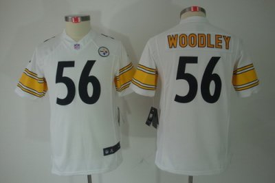 Youth Nike Youth Pittsburgh Steelers #56 Lamarr Woodley White Limited Jerseys