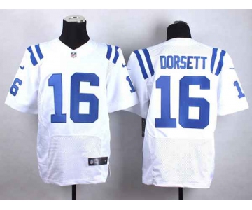 nike nfl jerseys indianapolis colts 16 dorsett white[Elite]