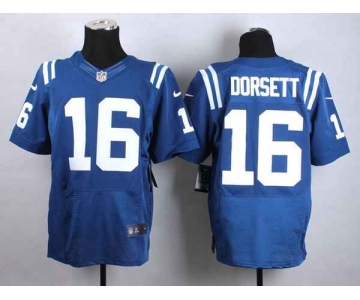 nike nfl jerseys indianapolis colts 16 dorsett blue[Elite]