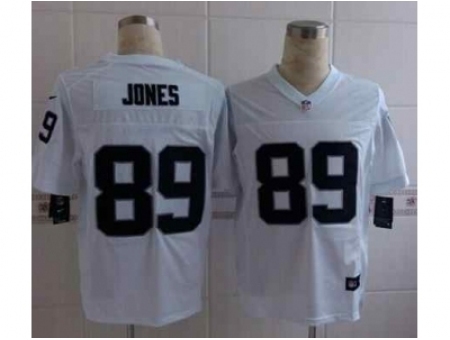 Nike Oakland Raiders 89 James Jones white Elite NFL Jersey